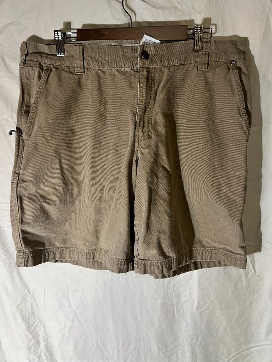 Columbia Other - Columbia Men's Brown Outdoor Cargo Shorts Size 36 Zip Pocket Snap Classic Short